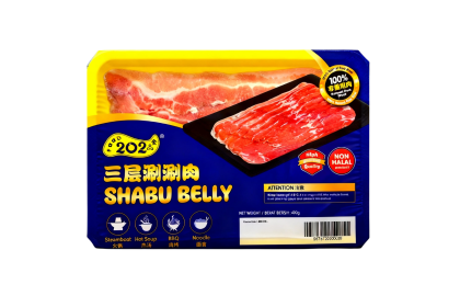 Shabu Pork Belly 三层涮涮肉 400GM（VIP会员价：RM19.90）